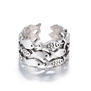 🎉3/$10 *S A L E*🎉Fish Pattern Silver Ring Size Small (US 5 or 6)